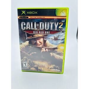 Call of Duty 2: Big Red One - Microsoft Xbox - CIB Complete In Box Tested Works
